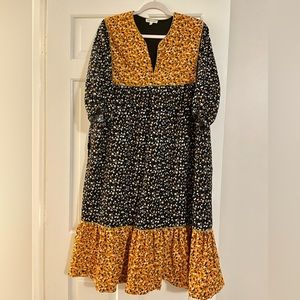 St Geraldine Puff Sleeve Dress